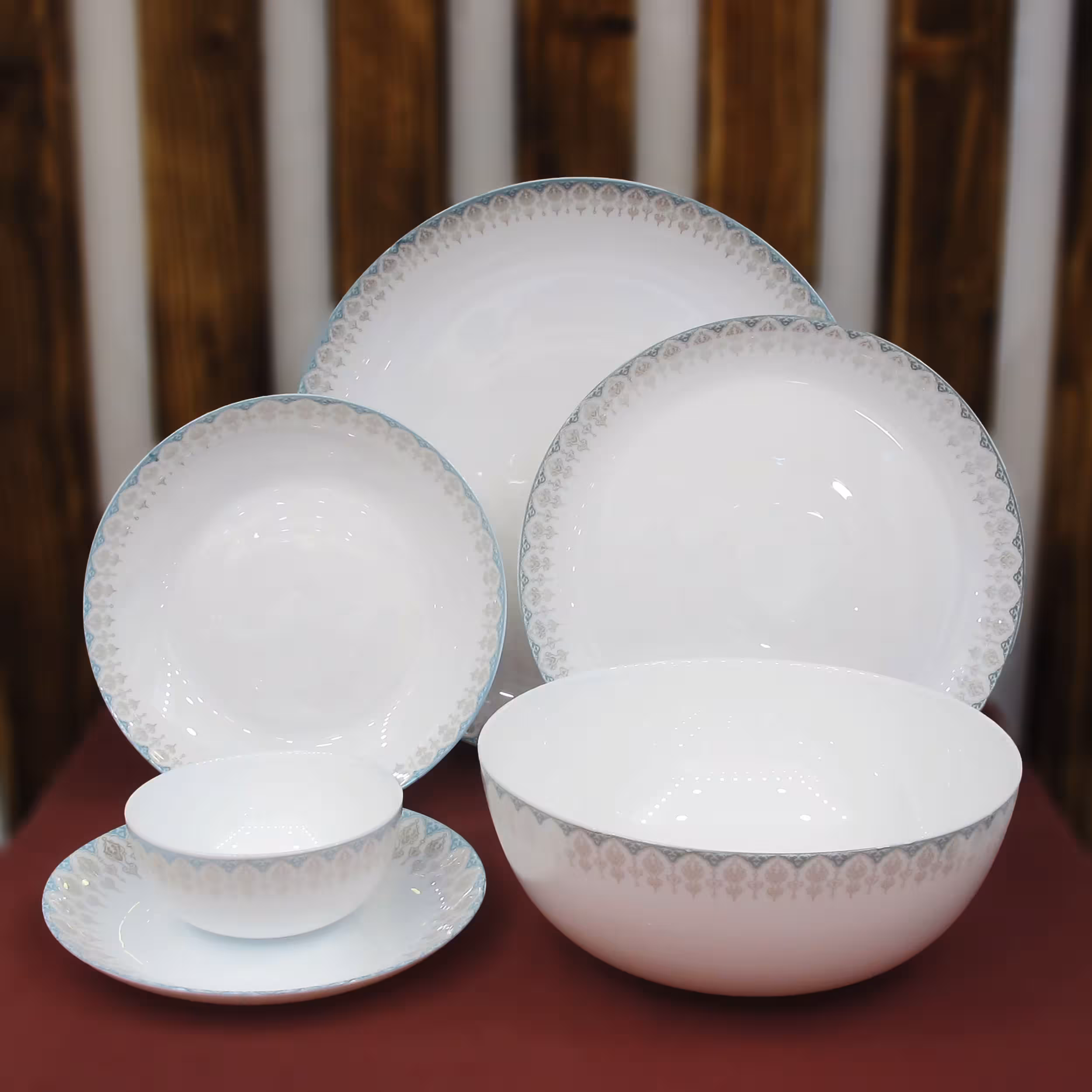 سرویس ارکوپال 6 نفره 26 پارچه گلدن اپال طرح سایه