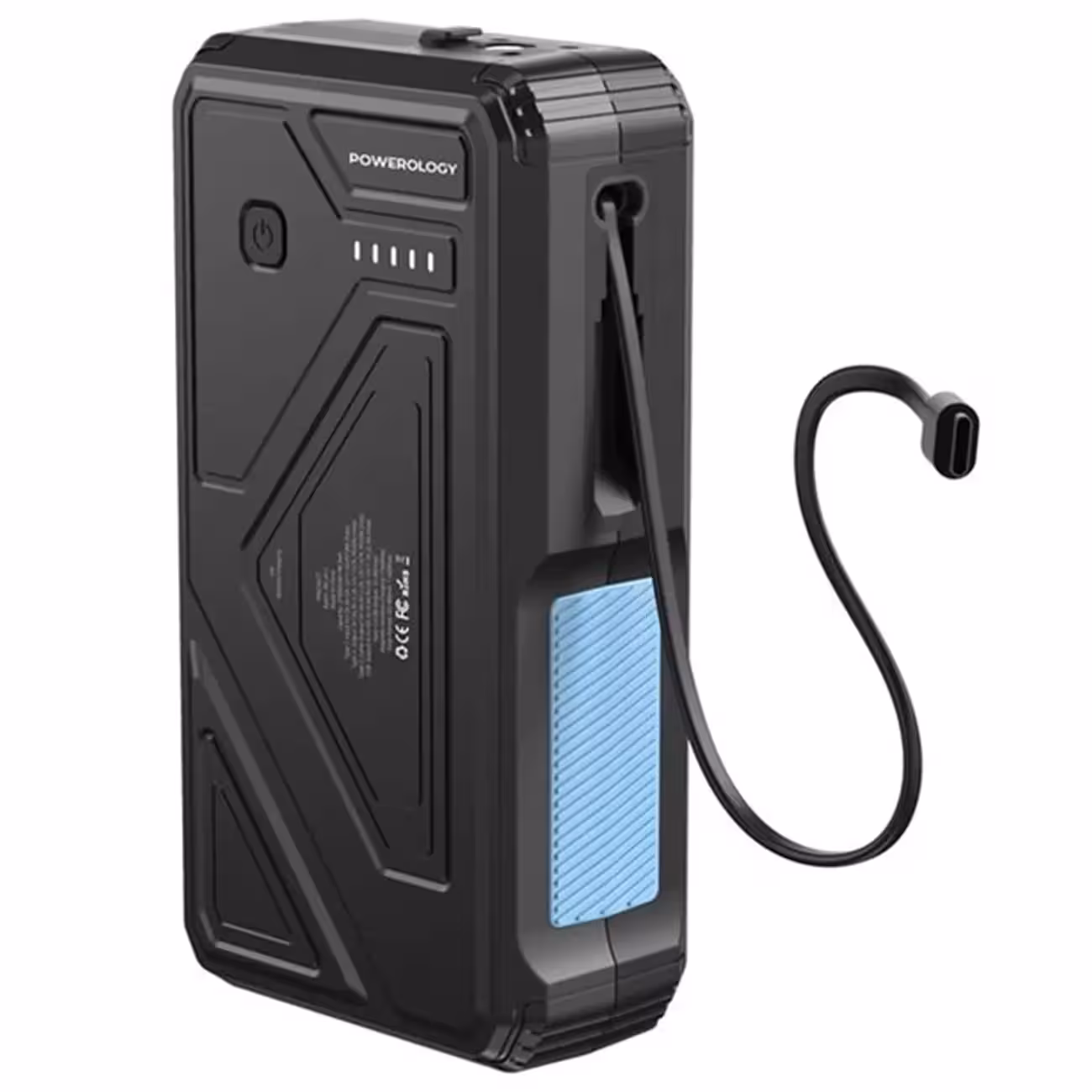 پاوربانک خورشیدی پاورولوژی POWEROLOGY PP076 با ظرفیت 20000 میلی آمپر