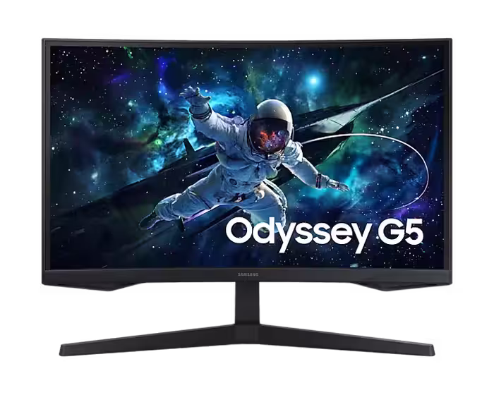 Samsung Odyssey G5 LS27CG552 27 Inch QHD 1ms 165Hz VA Curved Gaming Monitor