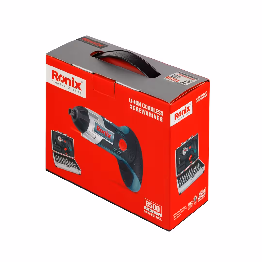 پیچ گوشتی شارژی مشتی 3.6 ولت 8500 رونیکس