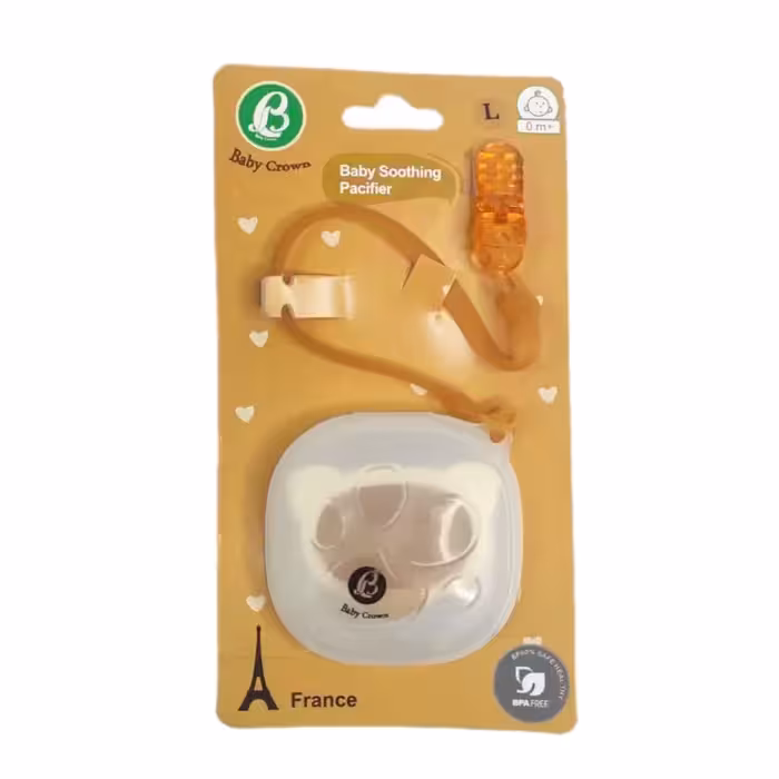 پستونک تک ژله ای بیبی کرون Baby Crown سایز L و S
