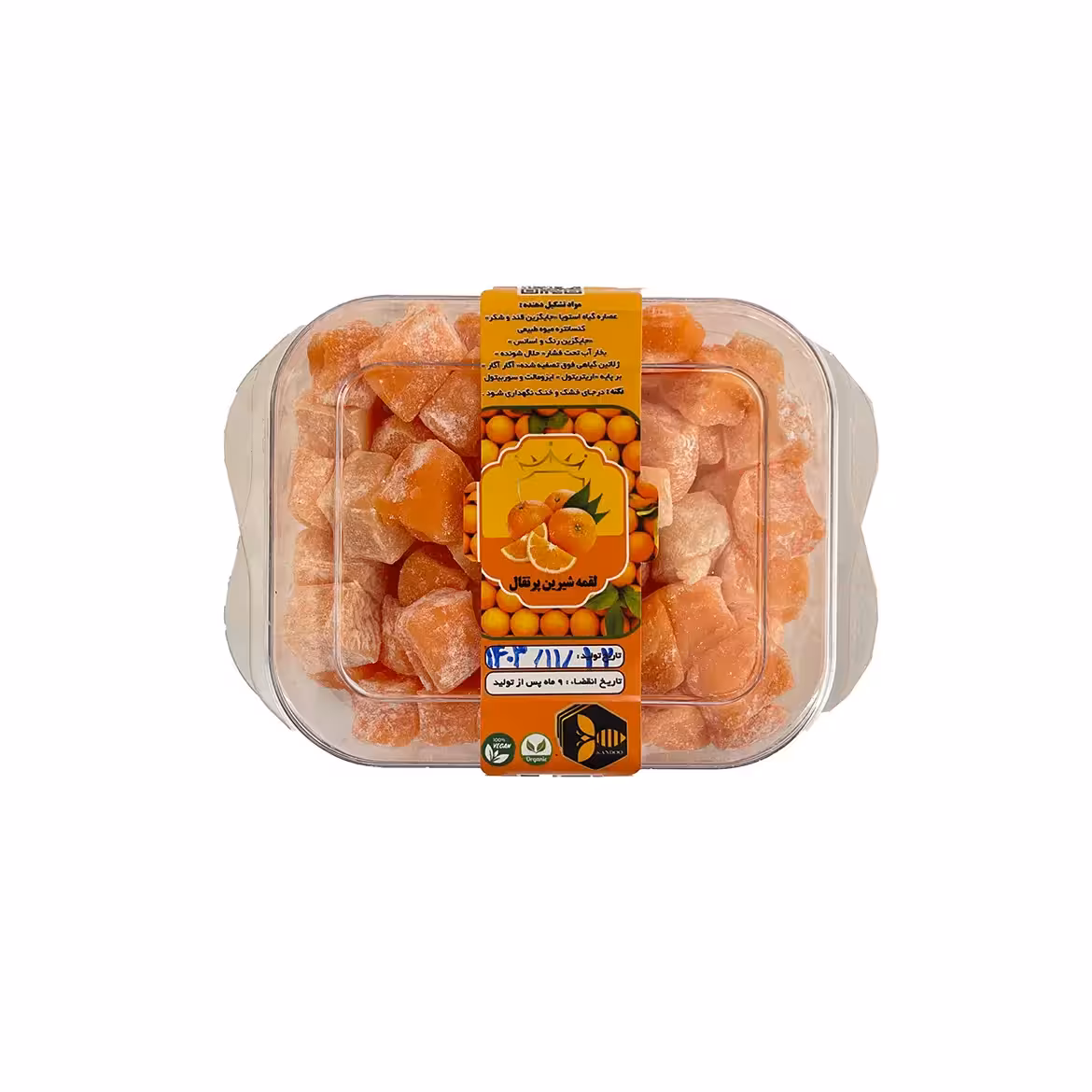 لقمه بدون شکر پرتقال