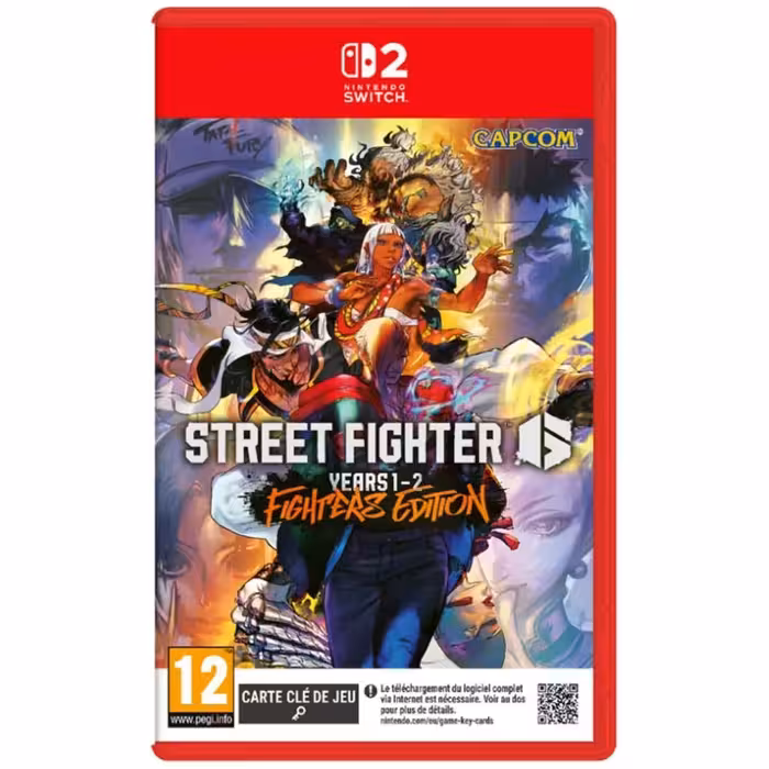 بازی Street Fighter 6 Years 1-2 Fighters Edition Game Key Card برای Nintendo Switch 2