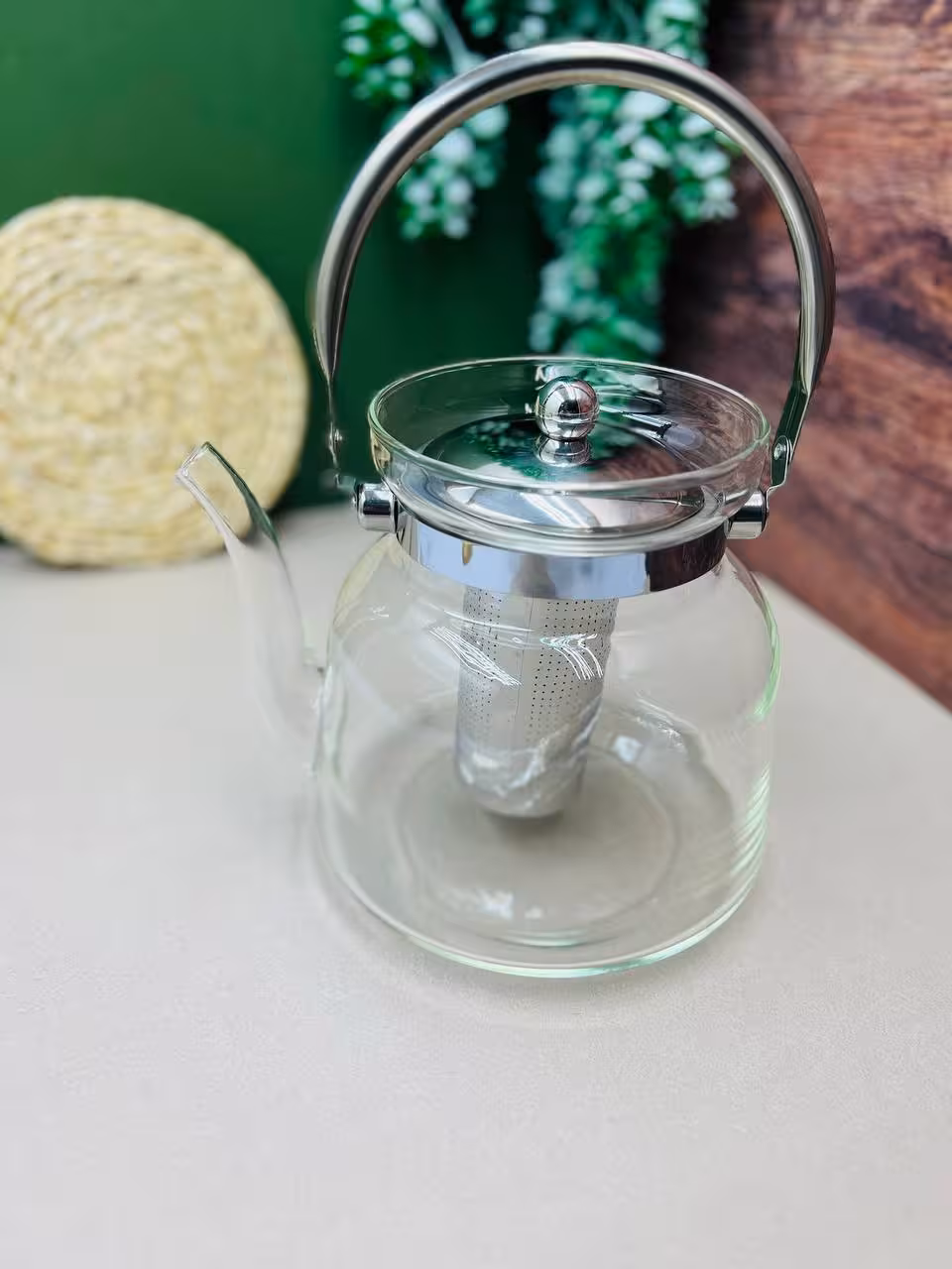 کتری پیرکس شعله مستقیم تک دسته استیل KET3