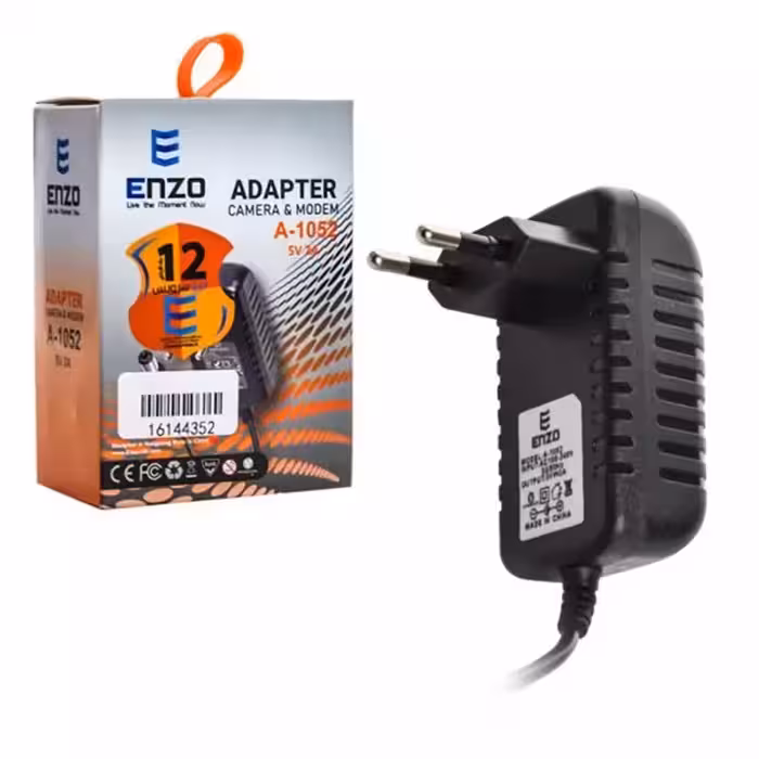 آداپتور 5 ولت 2 آمپر انزو مدل A-1052