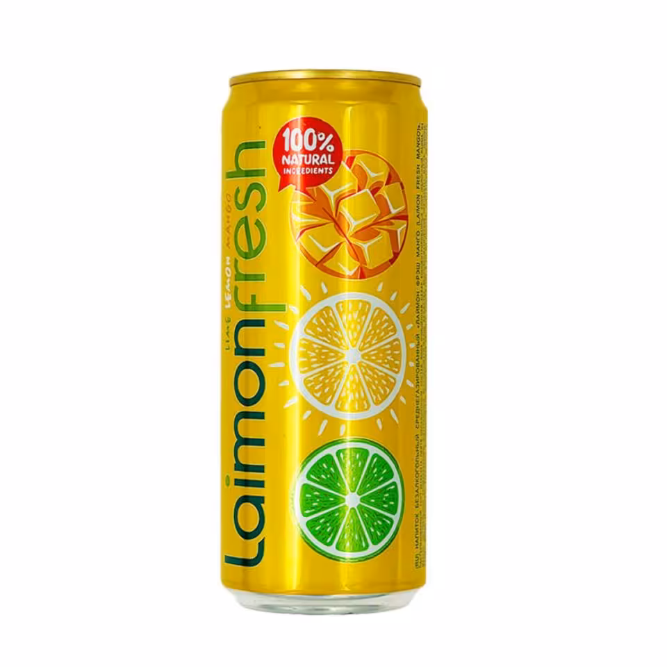 نوشیدنی آبمیوه مرکبات و انبه لایمون فرش (330 میل) laimon fresh