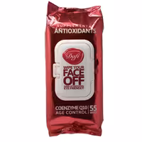 دستمال مرطوب دافی مدل Antioxidant بسته 55 عددی