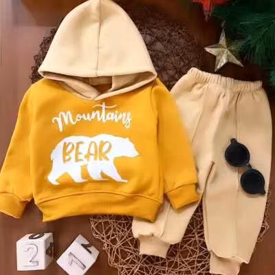 ست هودی شلوار خرس کوهستان