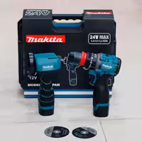 پک دو قلو دریل و فرز مینیاتوری ماکیتا مدل 24V MAX