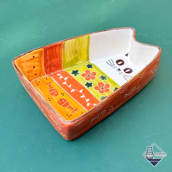 گربوک بزرگ – ظرف تنقلات گربه طرح یازده