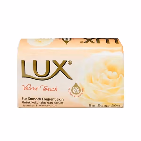 صابون لوکس Lux مدل Velvet Touch وزن 80 گرم