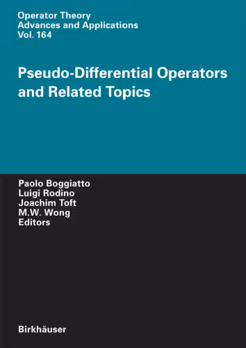خرید و دانلود نسخه کامل کتاب Pseudo-Differential Operators and Related Topics