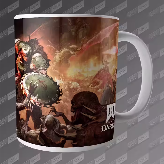 ماگ طرح Doom The Dark Ages Key art MG-605