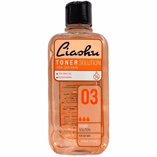 تونر لیاشو مناسب پوست چرب حجم 250 میلی لیتر | LIASHU TONER SOLUTION FOR OILY SKIN 250 ml
