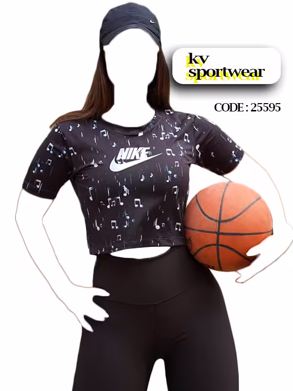 کراپ ورزشی زنانه NIKE کد 008