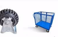 گاری دستی سفارشی 70*100 با 80 سانت توری