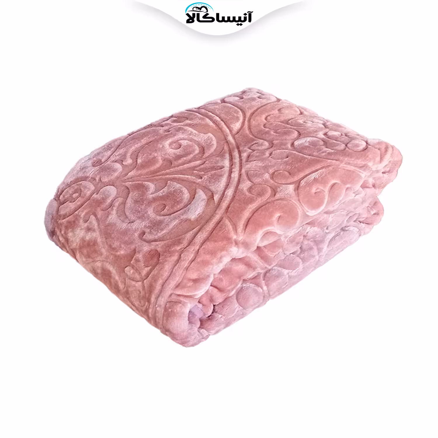 پتو گلبافت مدل گل برجسته سايز 160×220 سانتي متر