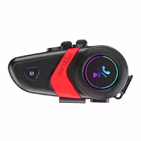 هدست کلاه ایمنی موتور سیکلت، مدل SUPER LX3 PRO با قابلیت RGB و اینترکام (اتصال همزمان به دو گوشی)