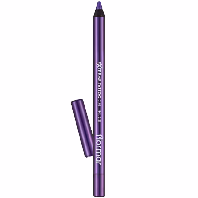 مداد چشم ژله ای ضد آب فلورمار Flormar مدل Extreme tattoo Gel Pencil شماره 11 رنگ Purple Blaze