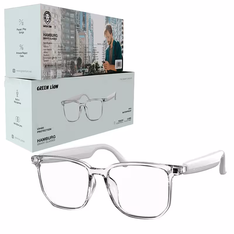 عینک هوشمند محافظ چشم گرین لاین Green Lion Hamburg Smart Glasses