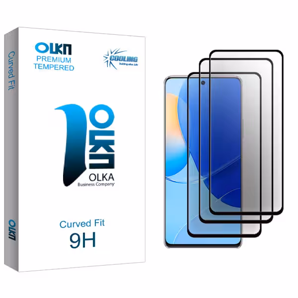 محافظ صفحه نمایش سرامیکی کولینگ مدل Olka Glass MIX2106 مناسب برای گوشی موبایل هوآوی Nova 9 SE بسته سه عددی
