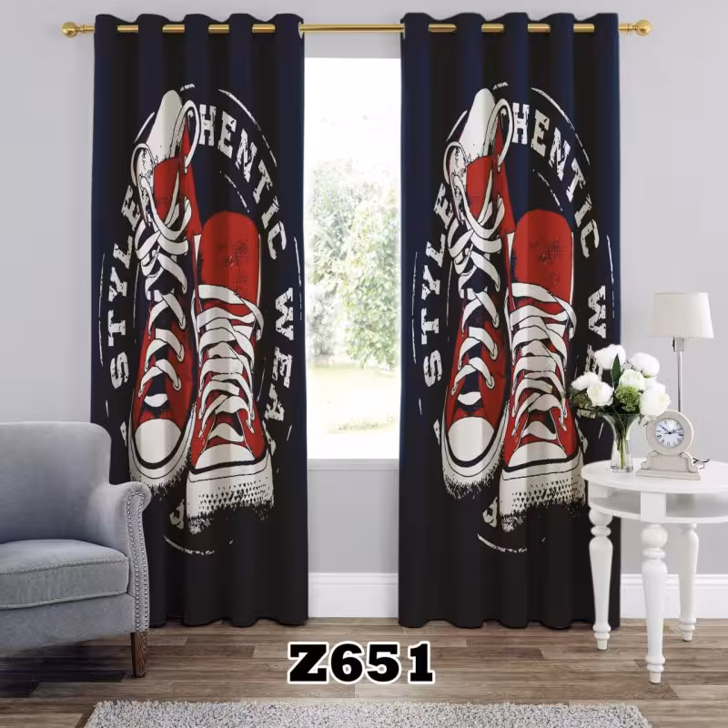 پرده سه بعدی طرح اسپرت