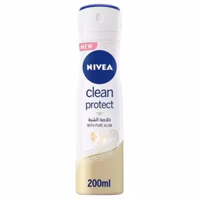 اسپری ضد تعریق زنانه نیوآ NIVEA مدل clean protect حجم 200 میل