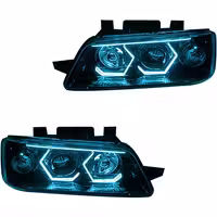 خرید چراغ جلو اسپرت پژو 405 SLX مدرن مدل 3D-Hexa آبی یخی داخل مشکی بدون موتور دو عددی | اتوموبی