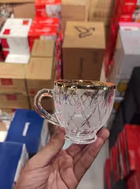 فنجان آنجلیکا لب‌‌طلا
