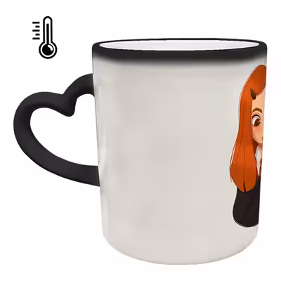 ماگ حرارتی مدل دسته قلبی طرح هری پاتر کد 70