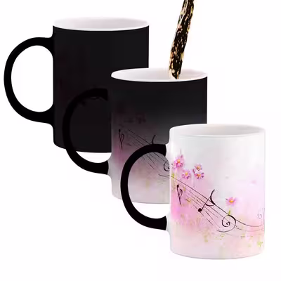 ماگ حرارتی کاکتی طرح عاشقانه مدل mgh20793