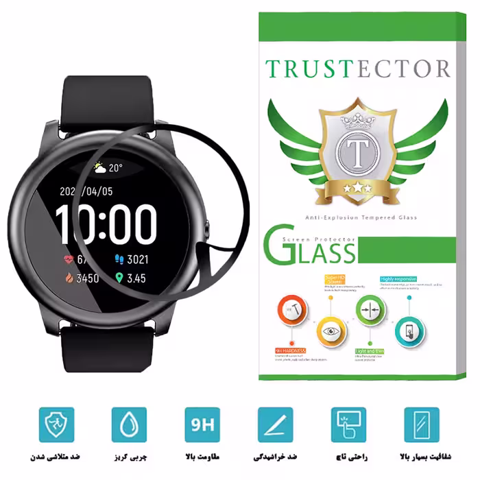 محافظ صفحه نمایش تراستکتور مدل PMTA-Glass مناسب برای ساعت هوشمند هایلو RT LS05S