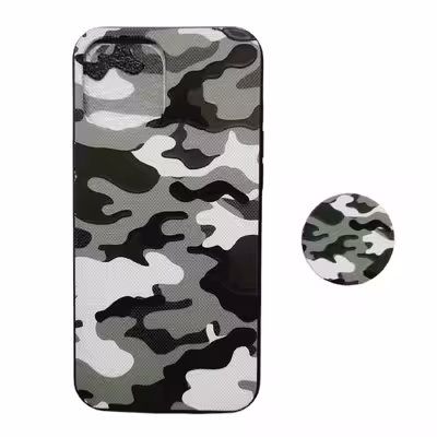 کاور مدل ip12pm مناسب برای گوشی موبایل اپل iPhone12 Pro Max به همراه پاپ سوکت