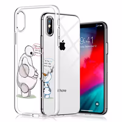 کاور طرح Olaf &amp; Baymax مناسب برای گوشی موبایل اپل iPhone XR