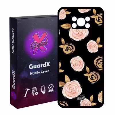 کاور گارد ایکس طرح Flower مدل Glass10105 مناسب برای گوشی موبایل شیائومی Poco X3 Pro