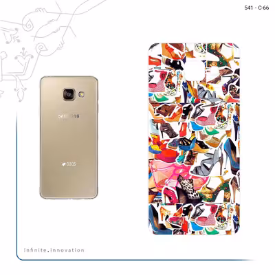 برچسب پوششی ماهوت مدل Collage of High heel Shoes مناسب برای گوشی موبایل سامسونگ Galaxy A3 2016