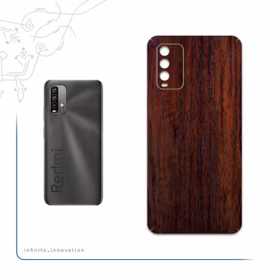 برچسب پوششی ماهوت مدل Red-Wood مناسب برای گوشی موبایل شیائومی Redmi Note 9 4G