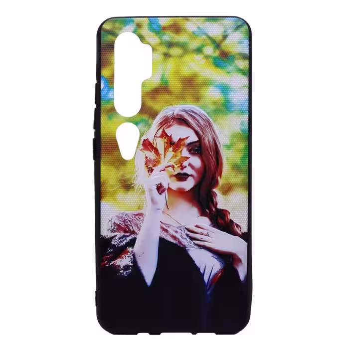 کاور طرح دختر پاییزی مدل Happy مناسب برای گوشی موبایل شیائومی MI NOTE 10 / 10 PRO