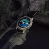 برچسب ماهوت طرح Matte-Gold مناسب برای ساعت هوشمند سامسونگ Galaxy Gear S3 Classic