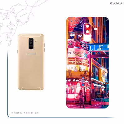 برچسب پوششی ماهوت مدل Tokyo City مناسب برای گوشی موبایل سامسونگ Galaxy A6 Plus 2018