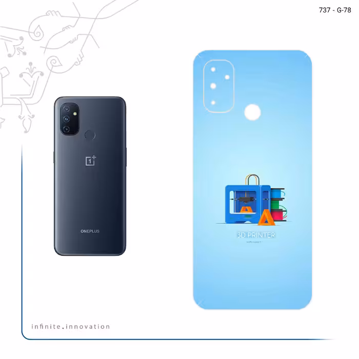 برچسب پوششی ماهوت مدل 3D Printer مناسب برای گوشی موبایل وان پلاس Nord N100