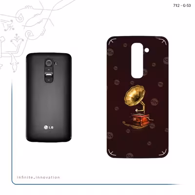 برچسب پوششی ماهوت مدل Gramophone Nostalgia مناسب برای گوشی موبایل ال جی G2