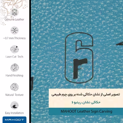 برچسب پوششی ماهوت مدل BL-RNBW_SX مناسب برای گوشی موبایل بلک بری Z30