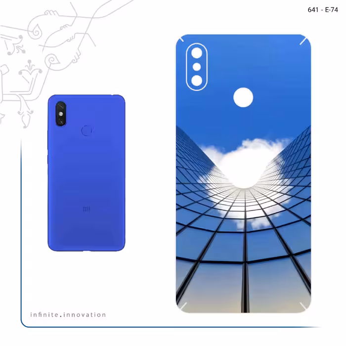 برچسب پوششی ماهوت مدل Glass skyscraper مناسب برای گوشی موبایل شیائومی Mi Max 3