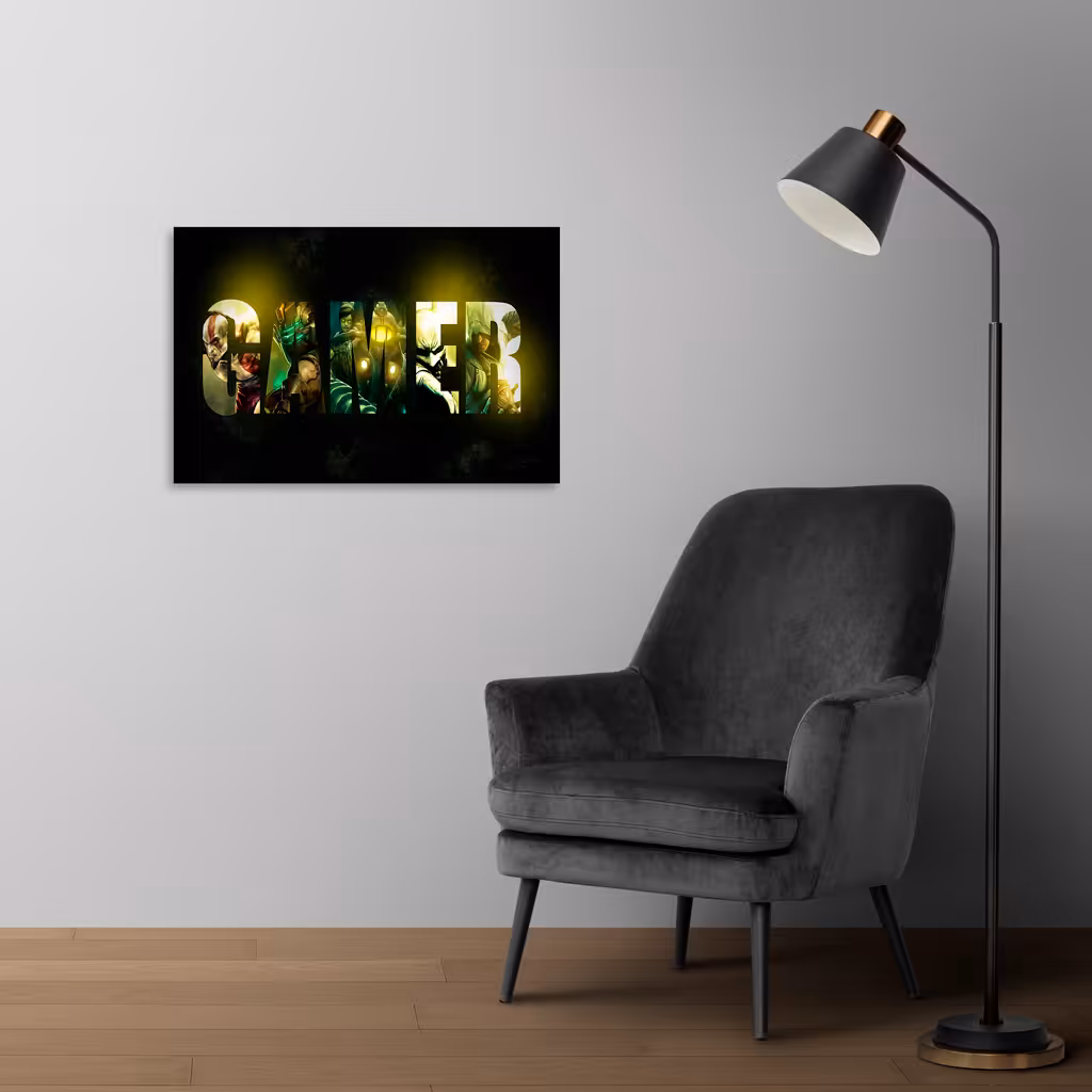 تابلو شاسی طرح گیمر Gamer مدل NV0242