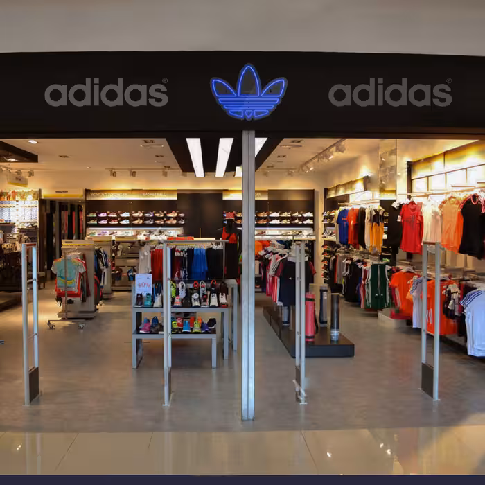 چراغ دیواری نئون دیزاین طرح Adidas-Logo_BL