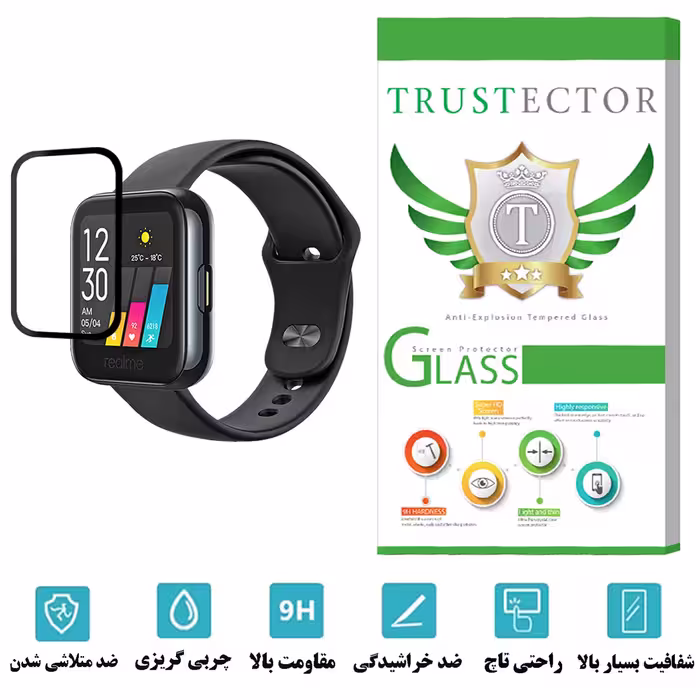 محافظ صفحه نمایش تراستکتور مدل PMMA مناسب برای ساعت هوشمند ریل می Watch