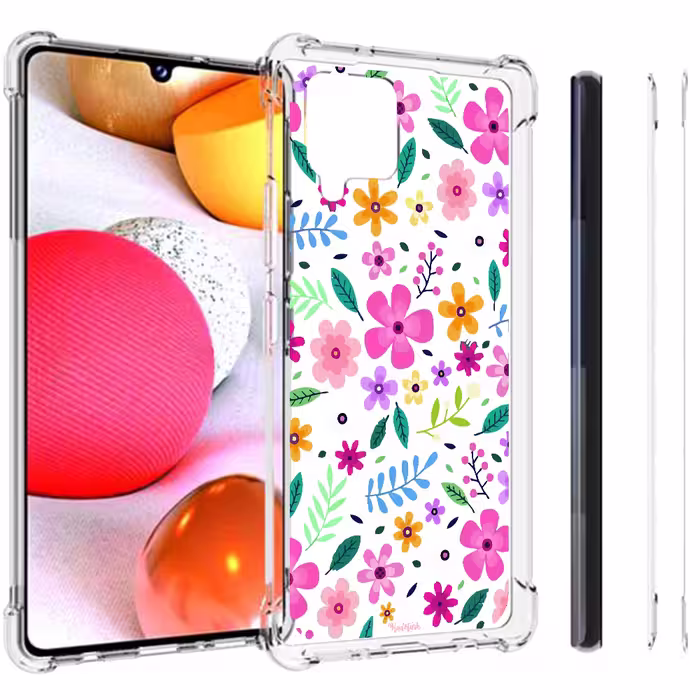 کاور طرح گل مناسب برای گوشی موبایل سامسونگ Galaxy A22-4G