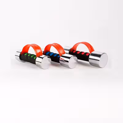  دمبل وزنه پویا مدل استیل وزن 750 گرم بسته 2 عددی