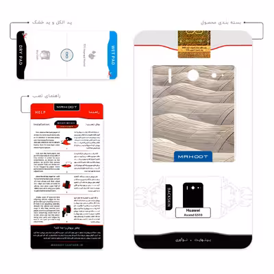 برچسب پوششی ماهوت مدل Strawberry Greenhouses مناسب برای گوشی موبایل هوآوی Ascend G510